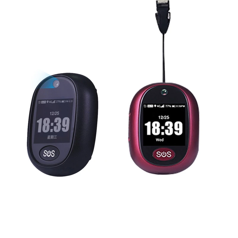 Подвеска для отслеживания 4G GPS V45 для детей старшего возраста, мини-персональный GPS-трекер, будильник, говорящие часы, водонепроницаемый Изображение 0 