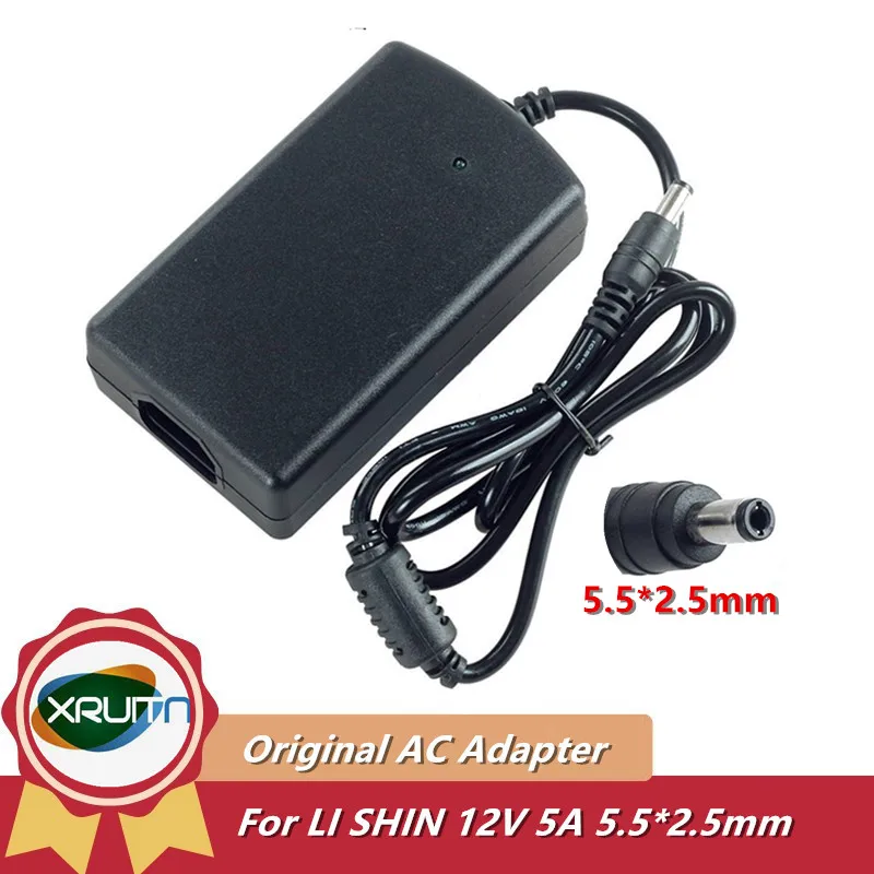 Подлинный Li Shin International LSE9901B1260 адаптер переменного тока 12V 5A 5,5*2,5 мм