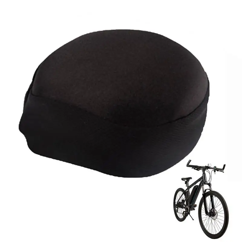 Подушка для велосипедного сиденья, нескользящий чехол для велосипедного седла с эластичной лентой, мягкий чехол для велосипедной подушки для велотренажеров в помещении