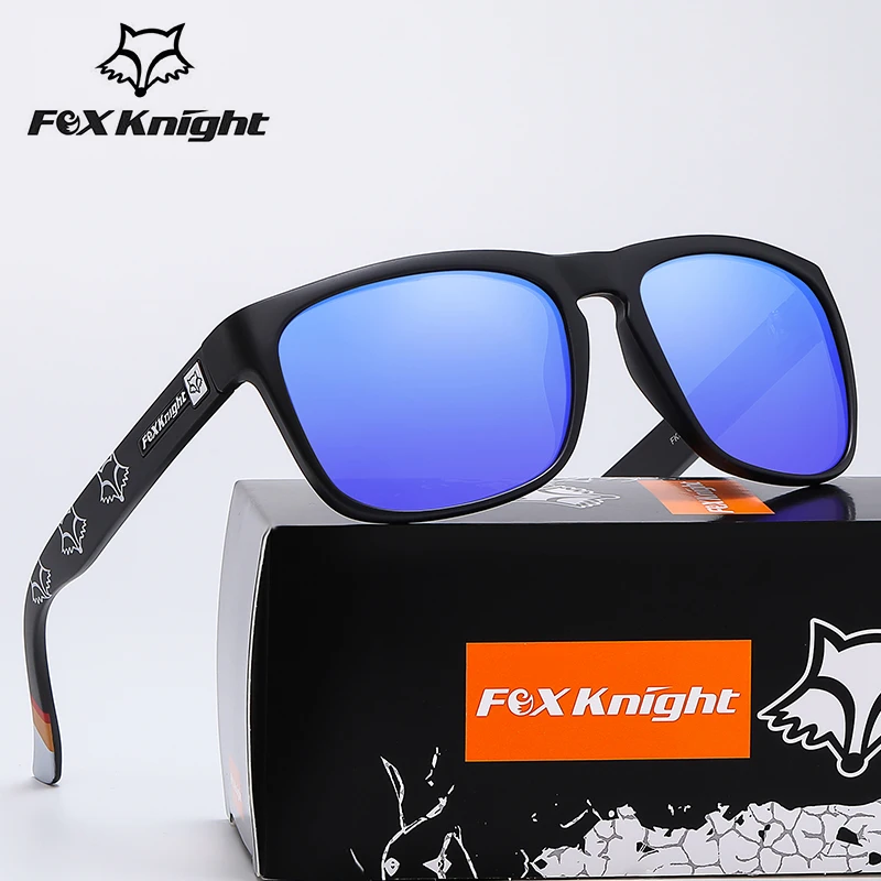 Поляризованные солнцезащитные очки Fox knight Для мужчин и женщин, роскошные брендовые дизайнерские винтажные солнцезащитные очки, мужские модные солнцезащитные очки для вождения