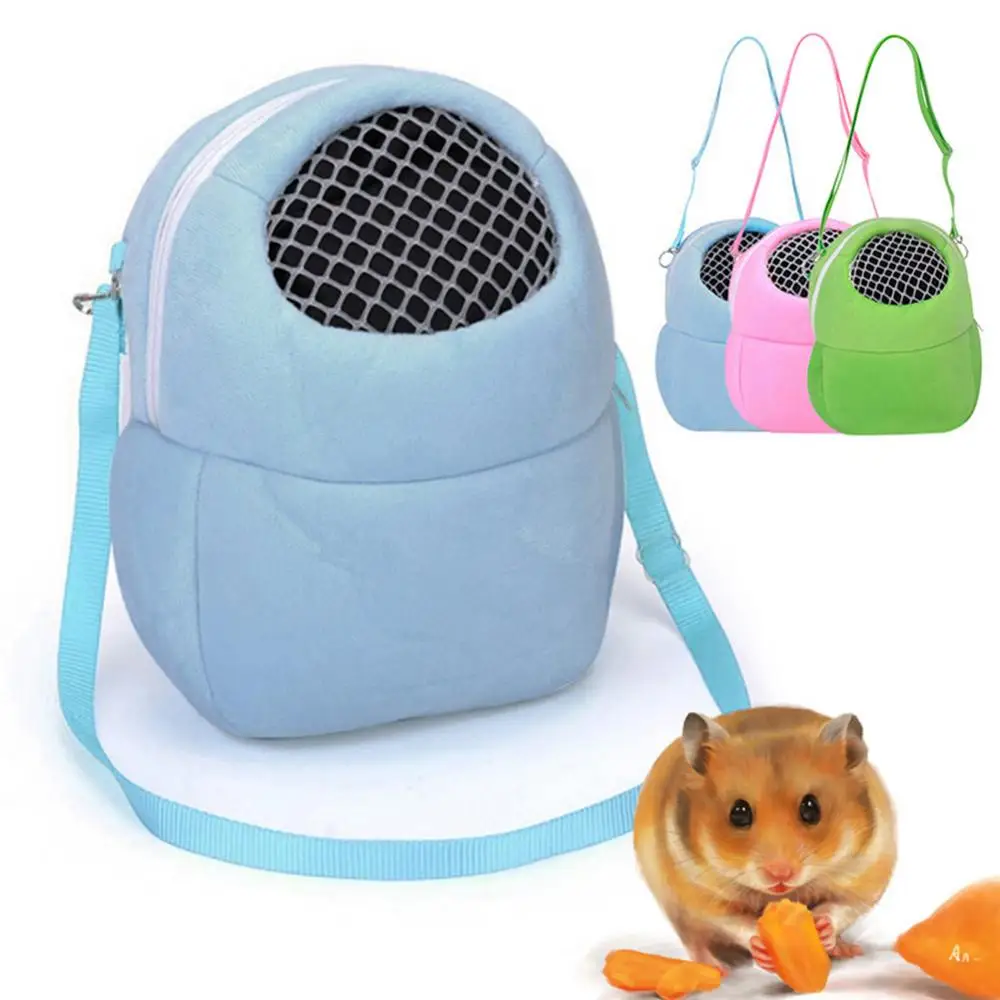 Портативная сумка для ежика, Переноска для хомяка, Розовая/ Синяя / Зеленая Сумка для хранения, Клетка для Кролика, Переноска для домашних животных