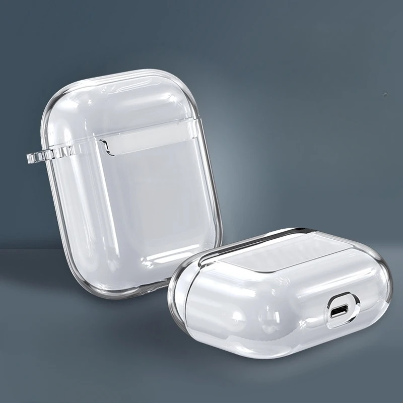 Портативный чехол для наушников Прозрачная защитная крышка TPU Силиконовая мягкая оболочка Защитный рукав для ir-Pods3 (стручки в комплект не входят)