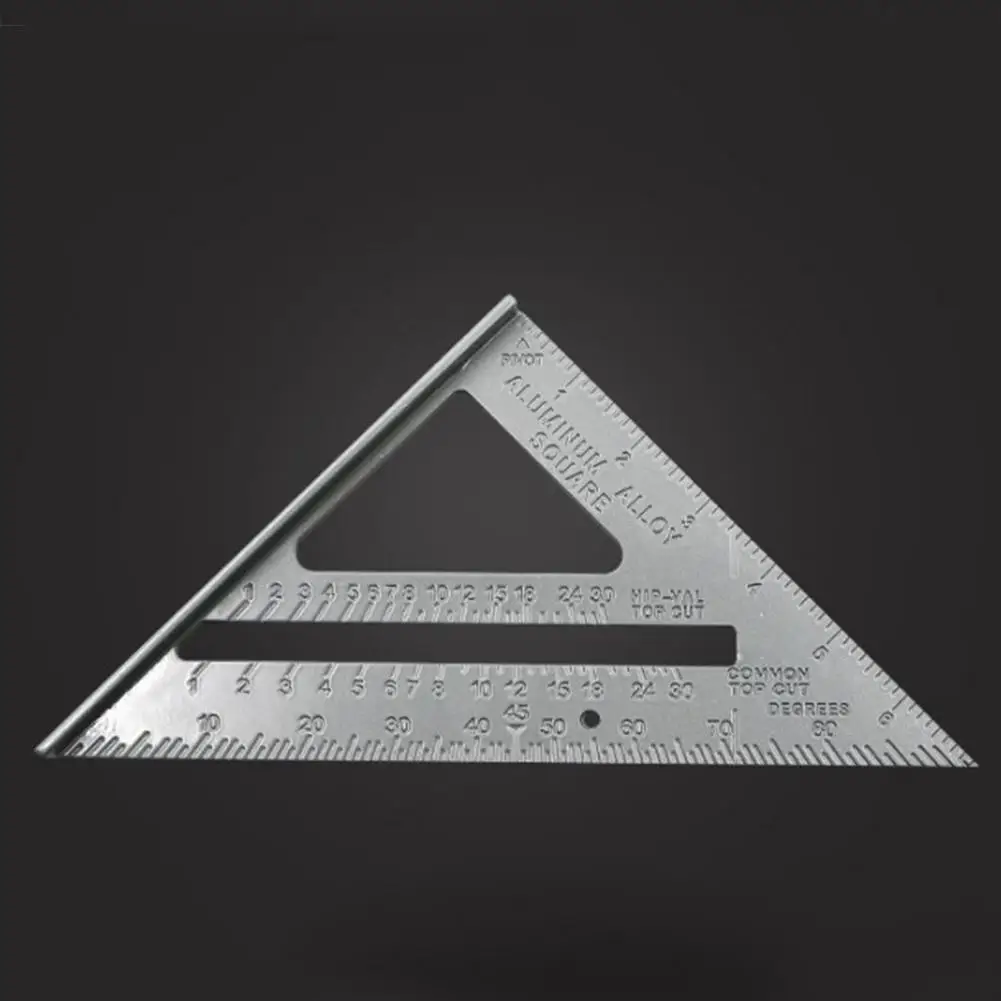 Правило треугольника, правило угла утолщения 90 градусов, Измерение Плотником из алюминиевого сплава, Квадратная Линейка, Инструмент для разметки, Инструмент для измерения Изображение 3 