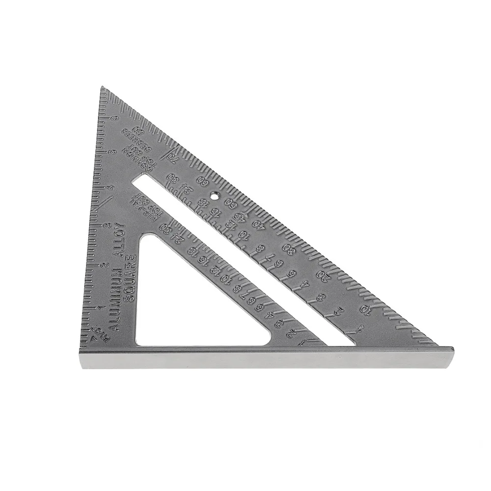 Правило треугольника, правило угла утолщения 90 градусов, Измерение Плотником из алюминиевого сплава, Квадратная Линейка, Инструмент для разметки, Инструмент для измерения Изображение 4 