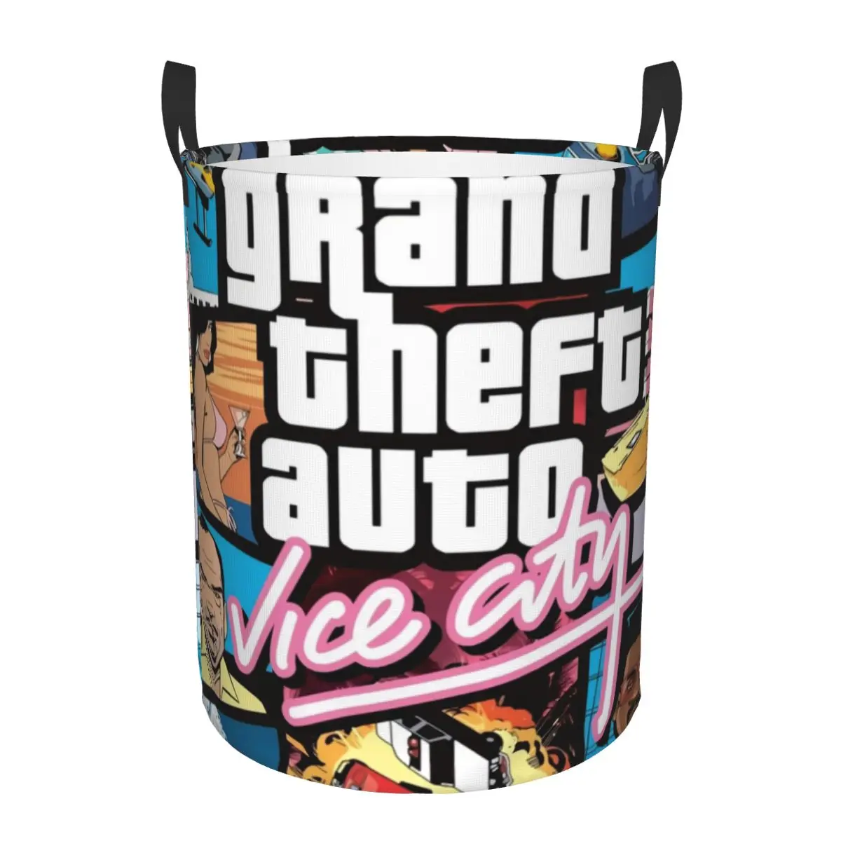 Приключенческая Игра Grand Theft Auto Collage Корзина Для Белья Большая Корзина Для Хранения Одежды GTA Toys Bin Organizer для Детской