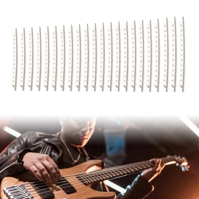 Проволока для гитарных ладов 2,5 мм, набор из 22 ладов для акустической гитары, нержавеющая сталь Изображение 1 