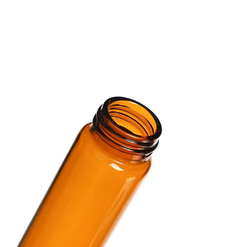 Прозрачная стеклянная бутылка с завинчивающимся горлышком, бутылка с реагентом, бутылка с образцом, бутылка с эфирным маслом Изображение 1 