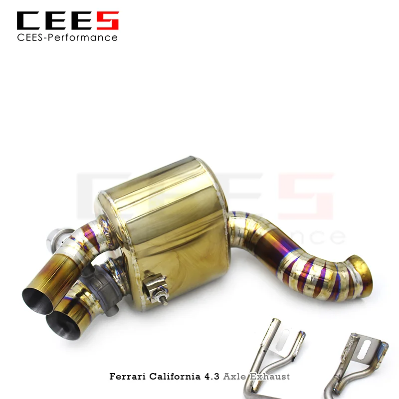 Производительность тюнинга CEES выхлопных газов для Ferrari California 4.3 2009-2014 Титановая выхлопная труба, клапан глушителя, обратный выхлоп Изображение 4 
