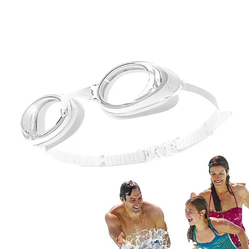 Противотуманные плавательные очки с гальваническим покрытием, Противотуманные плавательные очки для мужчин, женщин, детей, Не протекающие Регулируемые очки для дайвинга