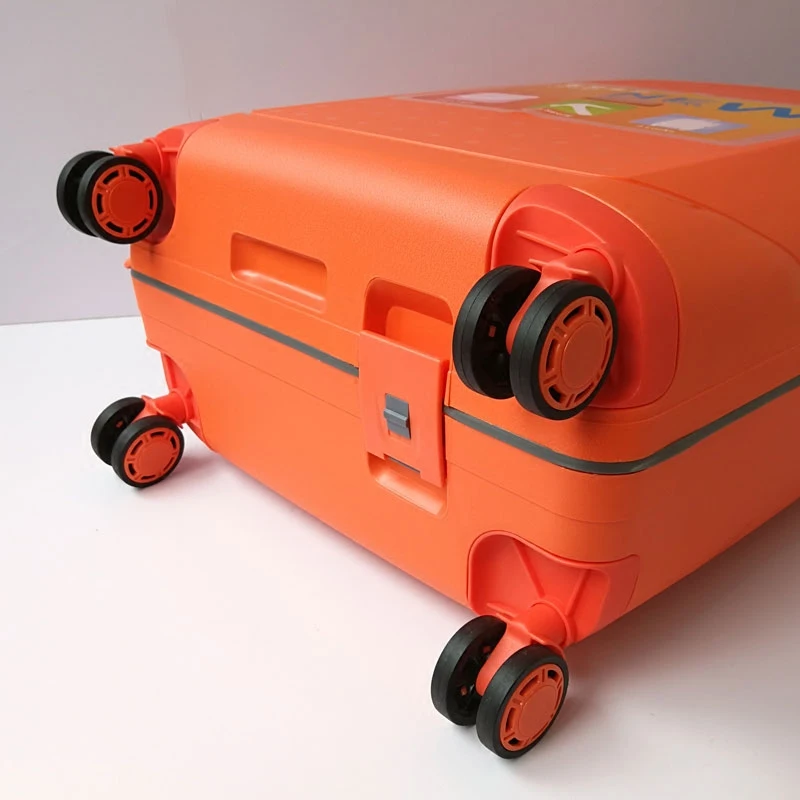 Роскошный спиннер для багажа на колесиках из 100% полипропилена с защитой от царапин, сверхлегкий дорожный чемодан, жесткий багаж, 20 