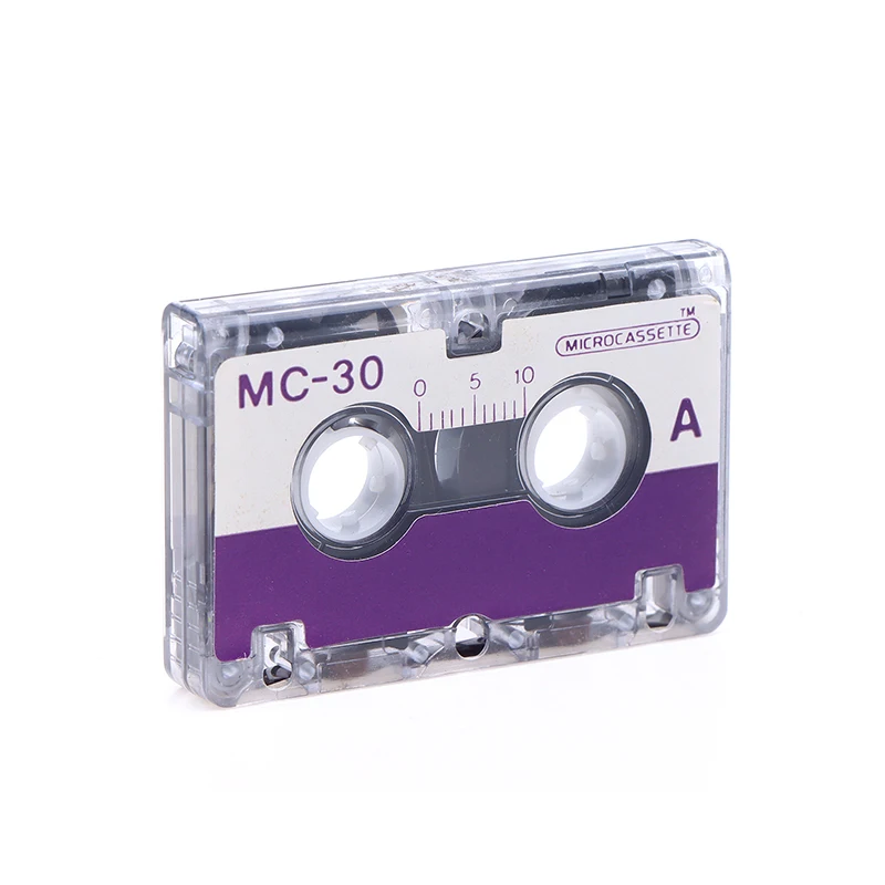 Стандартная пустая лента 50 * 30 мм Пустая кассета магнитофона с 30-минутной записью магнитной аудиокассеты для записи речи и музыки
