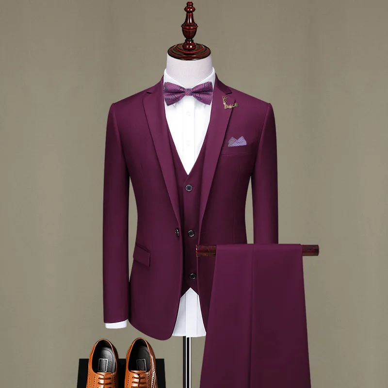 Сшитое на заказ свадебное платье жениха, блейзерные брюки, деловые классические брюки высокого класса SA08-41999