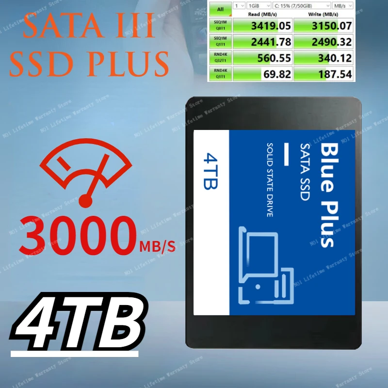 Твердотельный Накопитель PS5 8 ТБ Высококачественный Портативный 2,5-Дюймовый SSD-Накопитель 4 ТБ Sata III 1 ТБ 2 ТБ SSD-Накопитель Жесткий Диск для Ноутбука Микрокомпьютер
