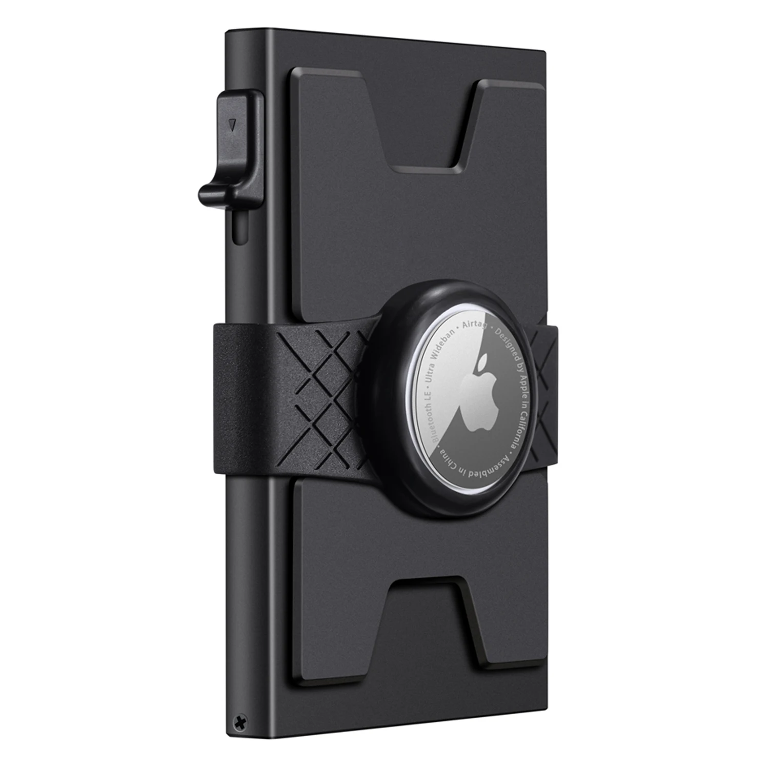 Тонкий алюминиевый металлический кошелек-визитница SEMORID с блокировкой RFID, всплывающий минималистичный кошелек для мужчин| Смарт-кошелек с передним карманом