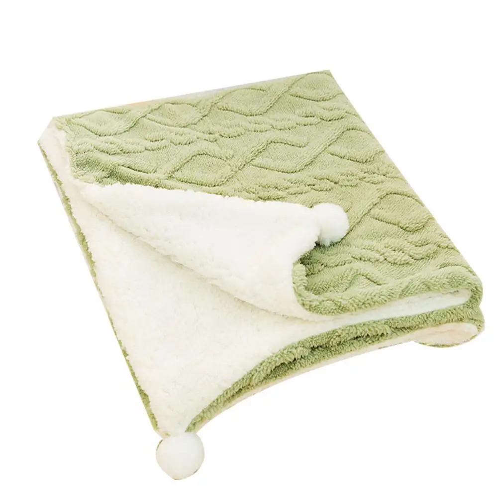 Ультра-мягкое одеяло для домашних животных, утолщенное одеяло для домашних животных, Плюшевое одеяло для домашних животных, для собак, кошек, теплый мягкий спальный коврик, дышащий на зиму
