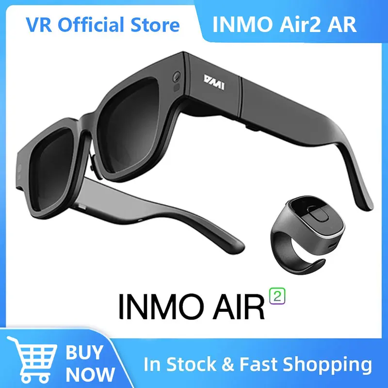 Умные очки INMO Air2 AR На Китайском, английском, Японском языках, Машина синхронного перевода в реальном времени, Артефакт, Прямая Телепрограмма