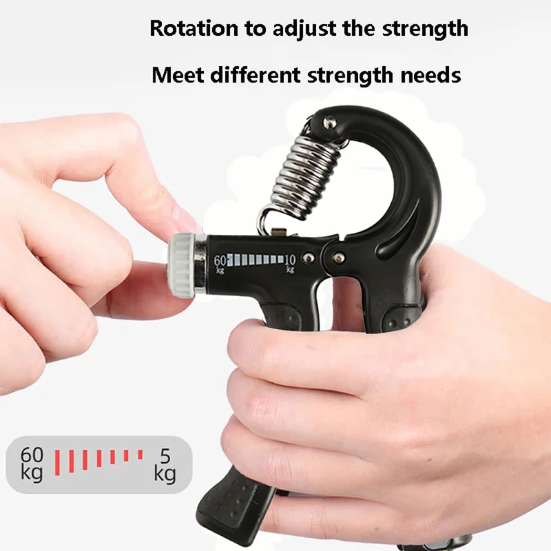 Усилитель захвата для рук, регулируемый тренажер для пальцев, увеличивающий силу для восстановления мышц, тренажер для захвата рук, тренажер для тренажерного зала Изображение 1 