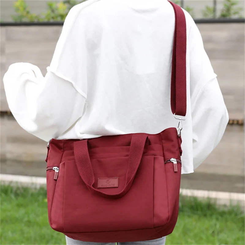 Холщовая сумка, Корейская сумка через плечо, дорожная сумка, винтажная женская сумка через плечо, повседневная женская сумка большой емкости, универсальная сумка