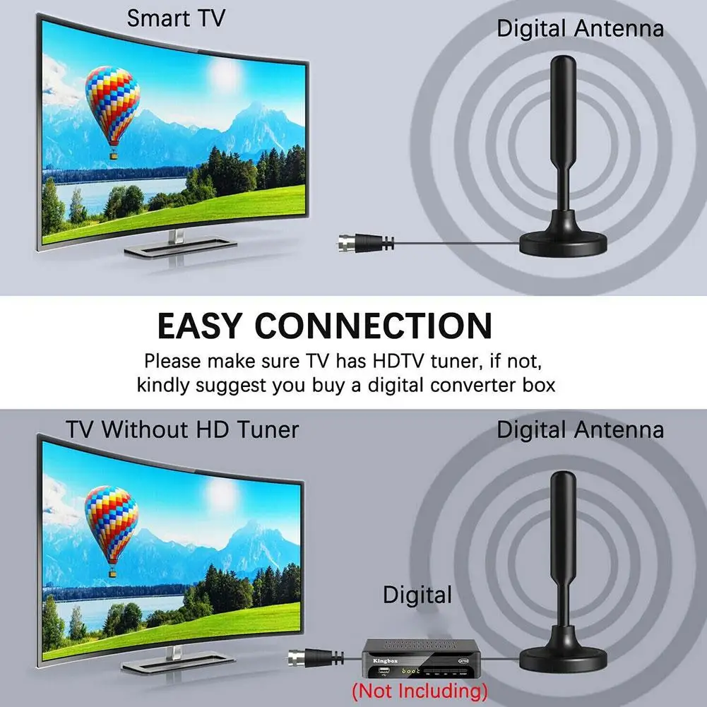 Цифровая телевизионная антенна для цифрового телевидения, антенны усилителя сигнала в помещении, бесплатные каналы дальнего действия, электронные устройства, HD-антенна, антенна