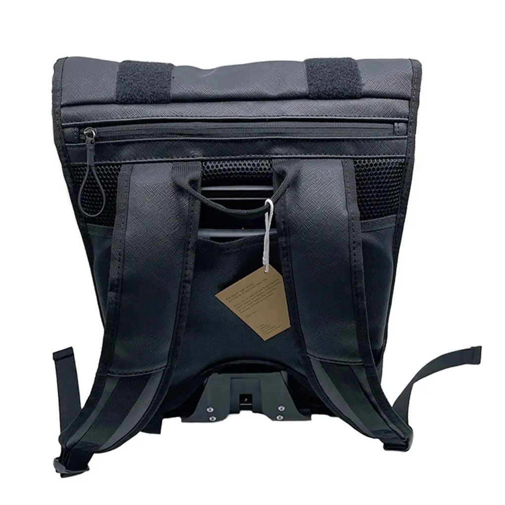 Черный передний рюкзак для велосипедов- простая установка, повседневный рюкзак большой емкости Изображение 4 