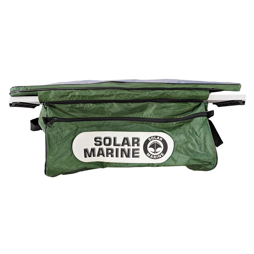 Чехол для сиденья солнечной морской скамейки, каноэ, съемная подушка сиденья с сумкой для хранения под сиденьем, удобная для всех надувных лодок