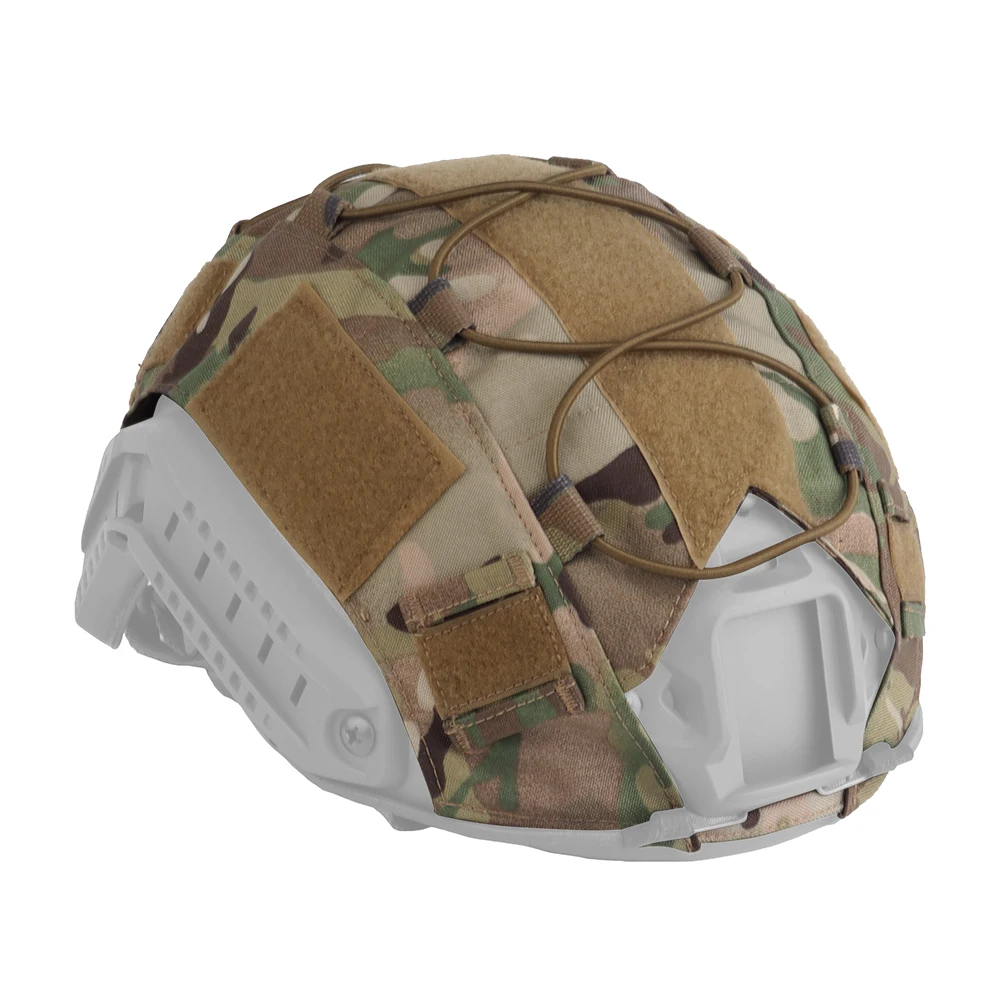 Чехол для тактического шлема для шлемов MH PJ BJ Fast с эластичным шнуром, камуфляж размера M L, Военные аксессуары для пейнтбола и страйкбола.