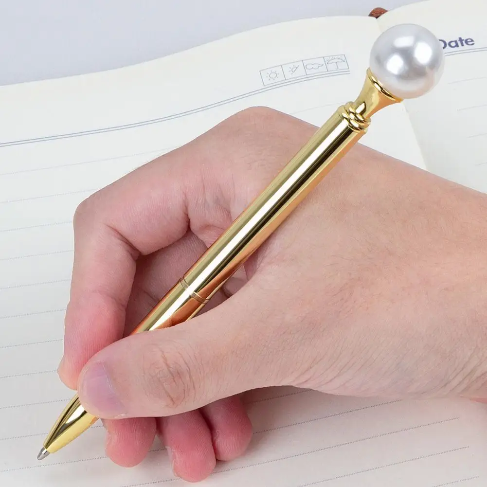 Шариковая ручка Стильная Металлическая ручка-Роллер Студенческая ручка для письма Портативная Ручка для письма