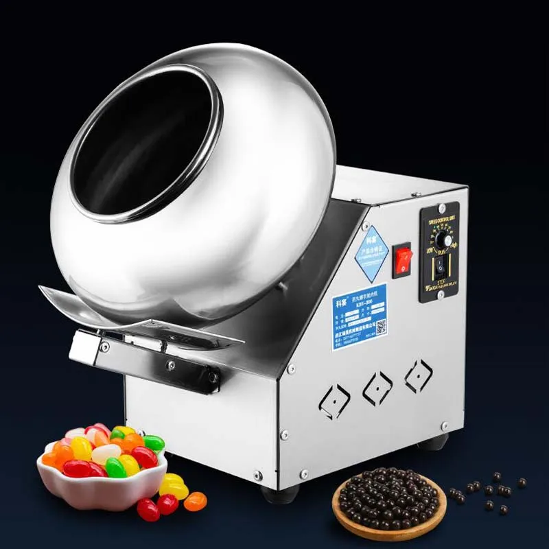 Электрическая Машина для полировки шоколадно-сахарной глазури PBOBP 220V Маленькая Машина Для нанесения сахарной пленки На конфеты из нержавеющей Стали