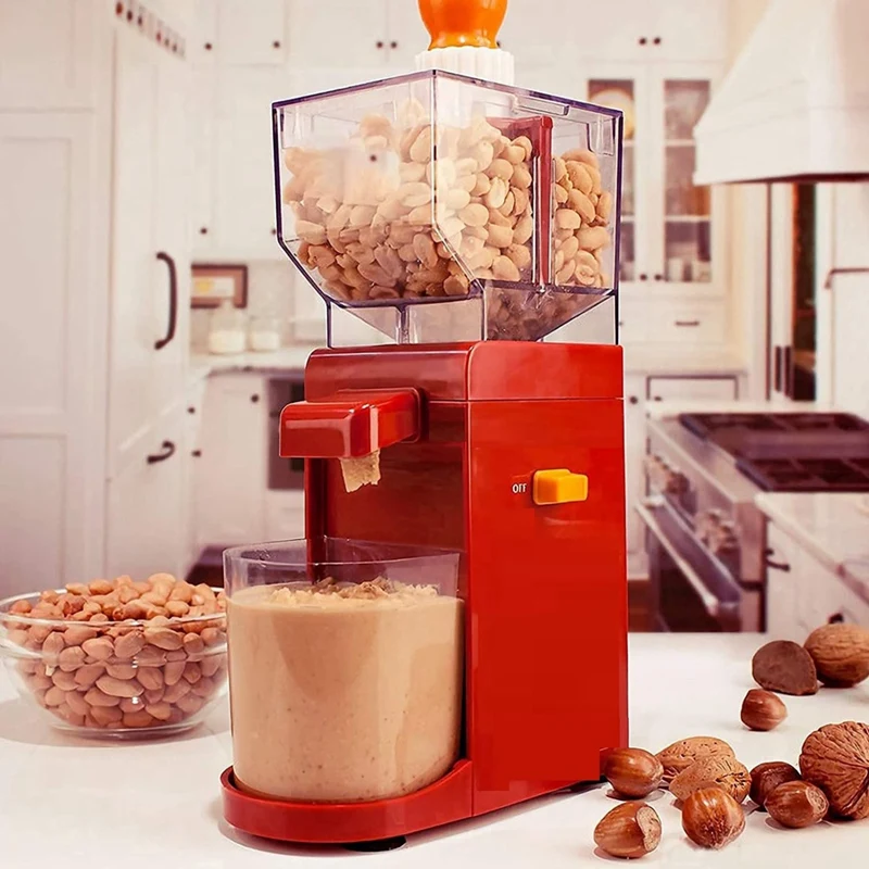 Электрическая машина для приготовления арахисового масла, измельчитель орехов для кунжутного соуса, автоматическая фрезерно-шлифовальная машина для легкой установки