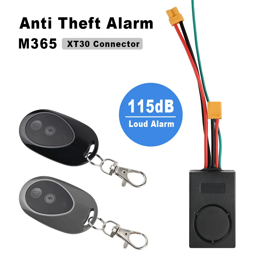 Электрический Скутер Противоугонная Охранная Сигнализация 115dB Anti-lost Alarm Совместима с Электрическим Скутером Xiaomi 1S/M365/PRO