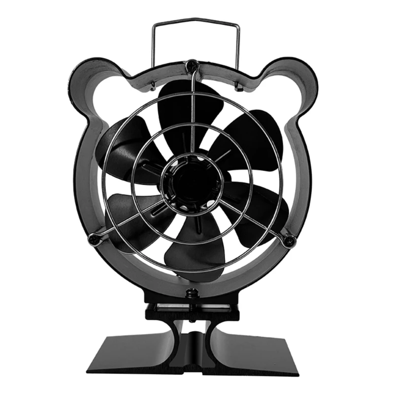 Энергосберегающий вентилятор для плиты Не требуется питание Вентилятор для плиты с тепловым приводом Легкий вентилятор для домашней циркуляции тепла бесшумно