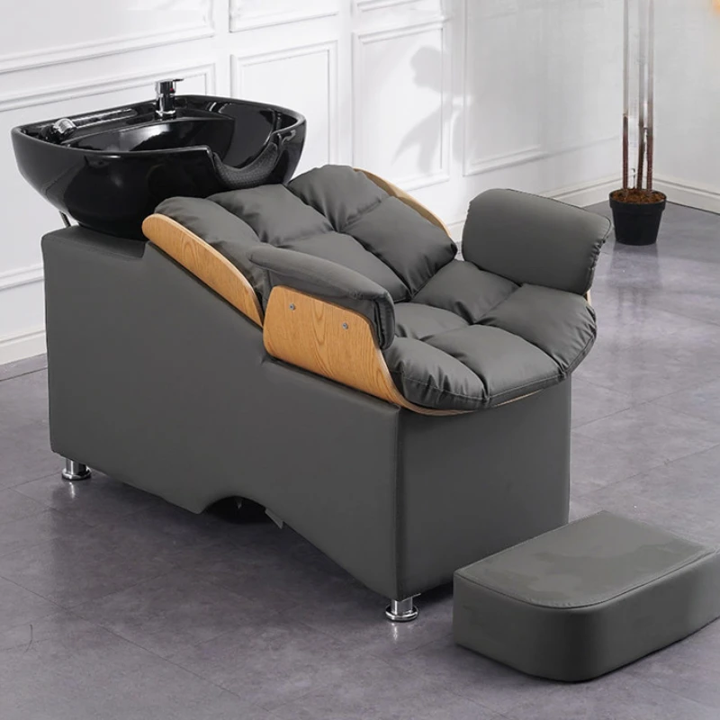 Эргономика Роскошные Кресла для мытья волос Массажные Кресла для мытья волос для стилиста Кресла для мытья шампуней Тайская Терапия Мебель для салона Massageador MR50SC
