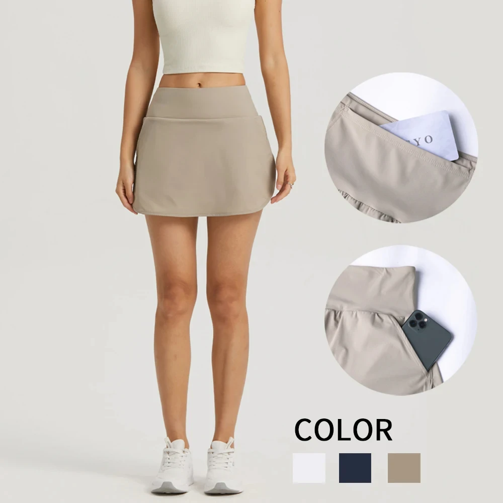 Юбка Lulu Alternatives Pace Rival со средней посадкой, теннисная юбка со спортивной одеждой, 2 кармана сбоку и комплект для йоги на талии