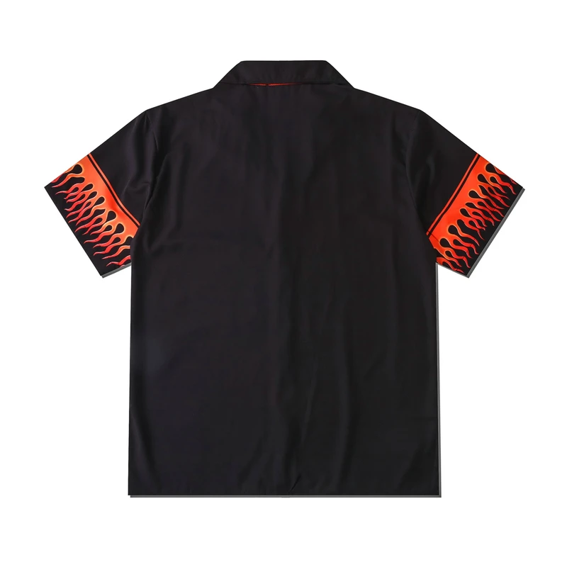 Яркая винтажная рубашка в стиле пэчворк Y2K, Новая Летняя мужская Гавайская рубашка с коротким рукавом, Мужские повседневные пляжные рубашки с принтом, Мужской топ оверсайз Изображение 4 