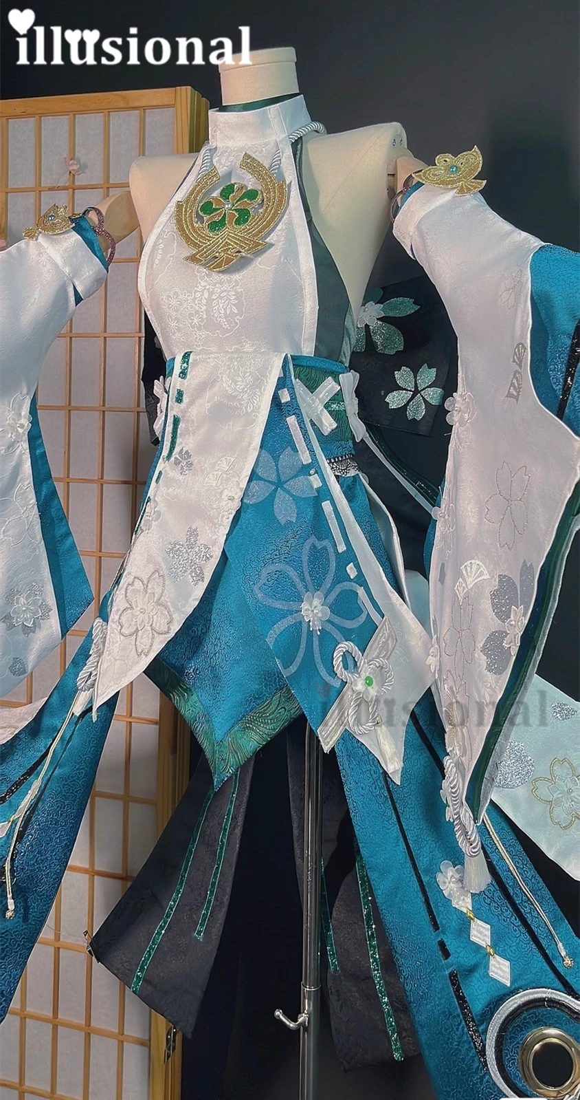 иллюзорный Яэ Мико по индивидуальному размеру от Genshin Impact Yae Miko Косплей костюм Синяя версия высокое качество по индивидуальному заказу Изображение 1 