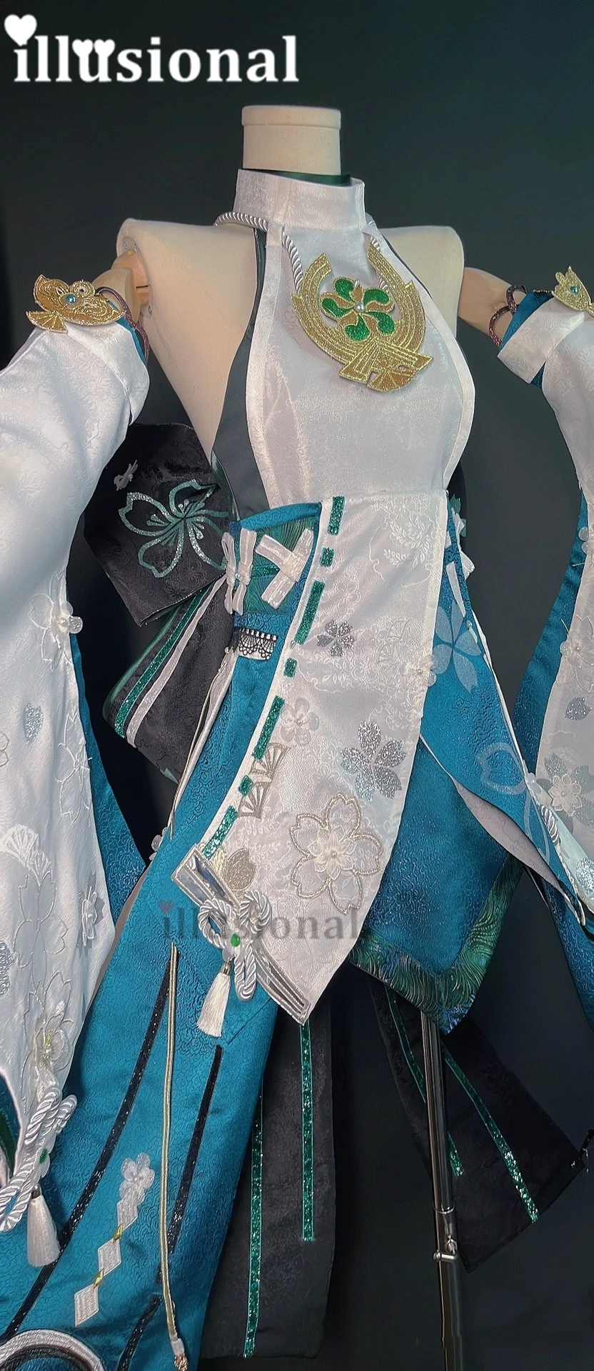 иллюзорный Яэ Мико по индивидуальному размеру от Genshin Impact Yae Miko Косплей костюм Синяя версия высокое качество по индивидуальному заказу Изображение 2 