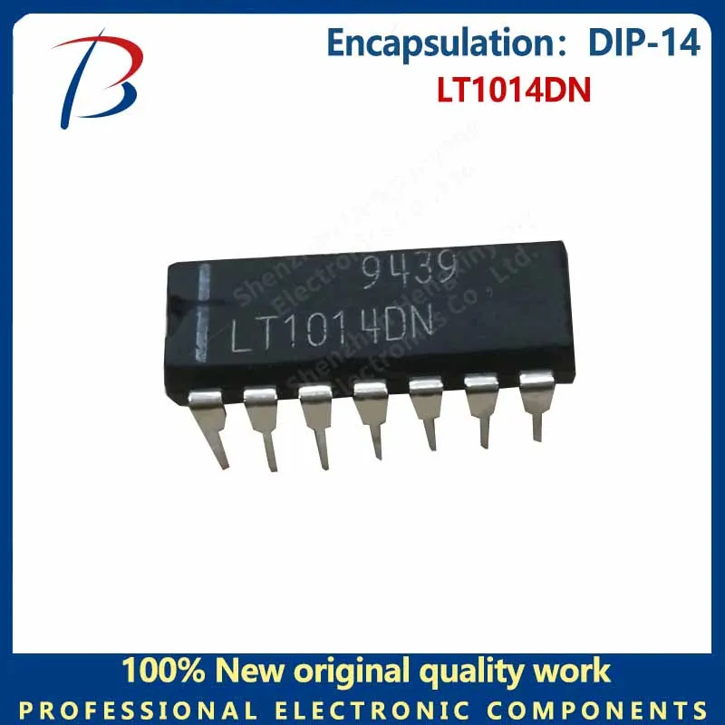 комплект микросхем операционного усилителя LT1014DN 5шт DIP-14