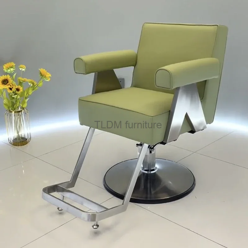 кресло косметическое парикмахерские кресла на колесиках профессиональный стилист простые парикмахерские кресла эстетическая мебель для салона silla barbero YQ50BC
