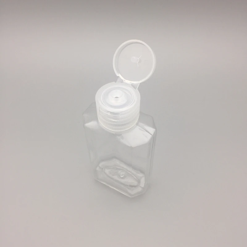 мини-прозрачные ПЭТ-бутылки объемом 30 мл с откидной крышкой, контейнеры для лосьона для путешествий, банка для упаковки косметики, пустая пластиковая Цветная бутылка