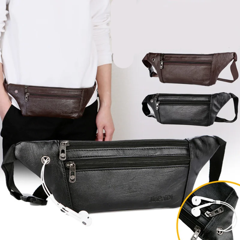 мужские нагрудные сумки, мужские модные поясные сумки, кошелек, поясная сумка, сумка через плечо, женская черная поясная сумка, кошелек для монет, bentoy Изображение 0 