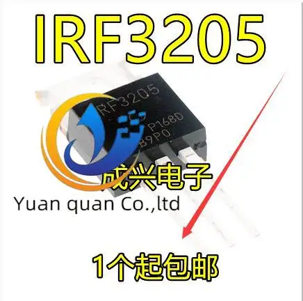 оригинальный новый IRF3205 N-канальный полевой транзистор IRF3205PBF 110A55V